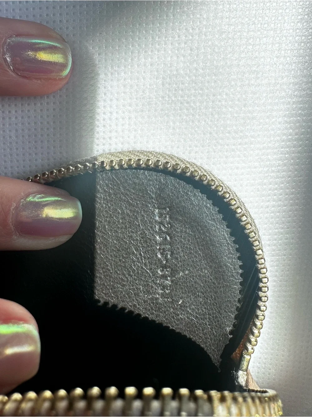 Gucci GG Canvas Heart Coin Purse Pouch Zip Wallet Brown Monogram Vintage